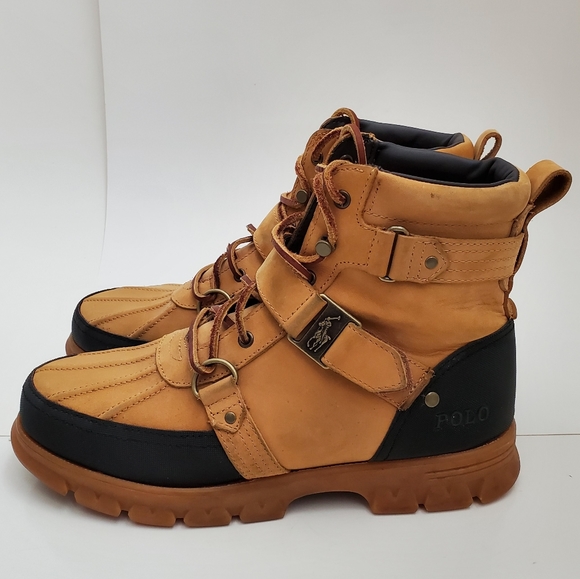 Polo Ralph Lauren Damien Leather Boots 